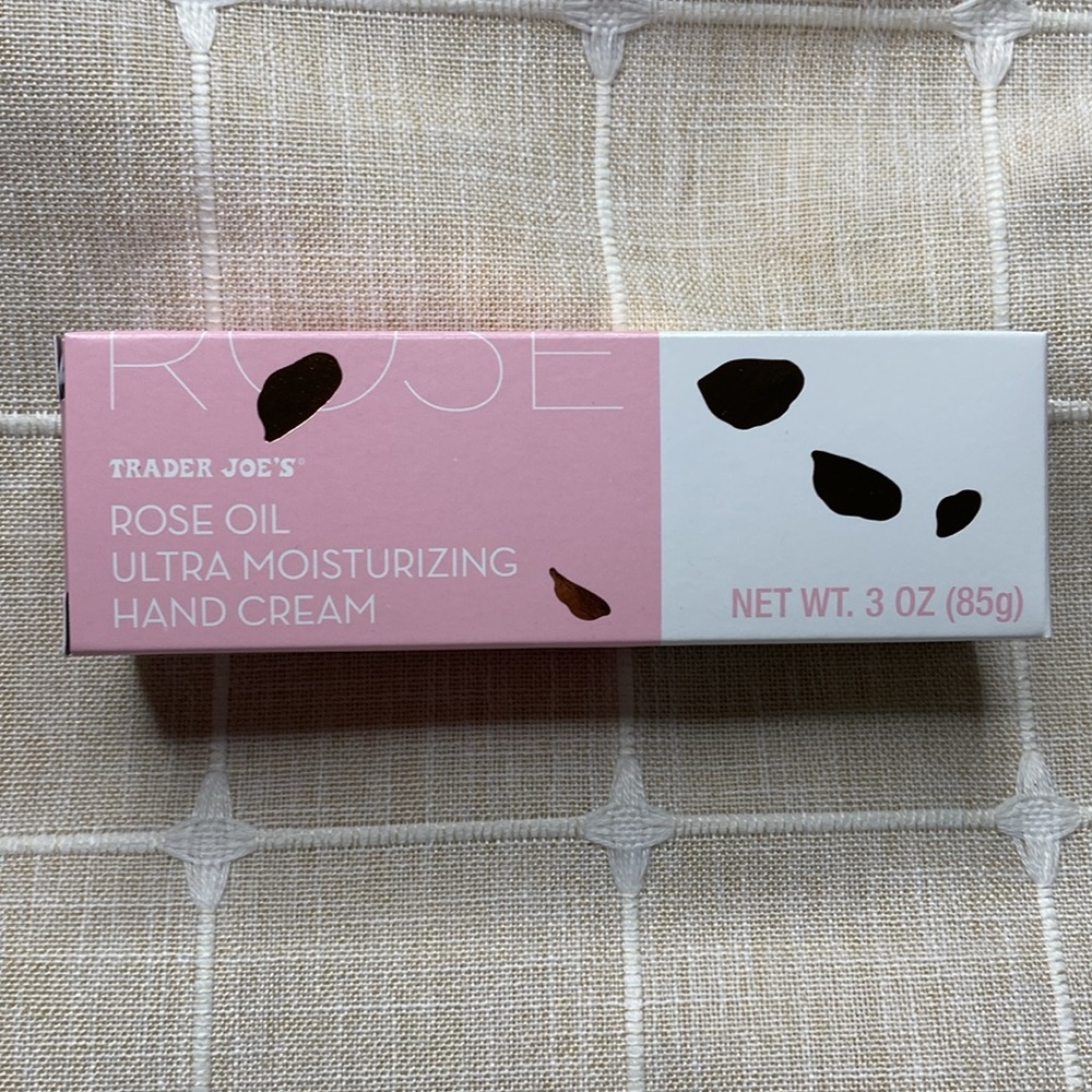 Trader‎ Joe's Rose Oil Ultra Moisturizing Hand Cream 3oz Luxury Skincare Beauty